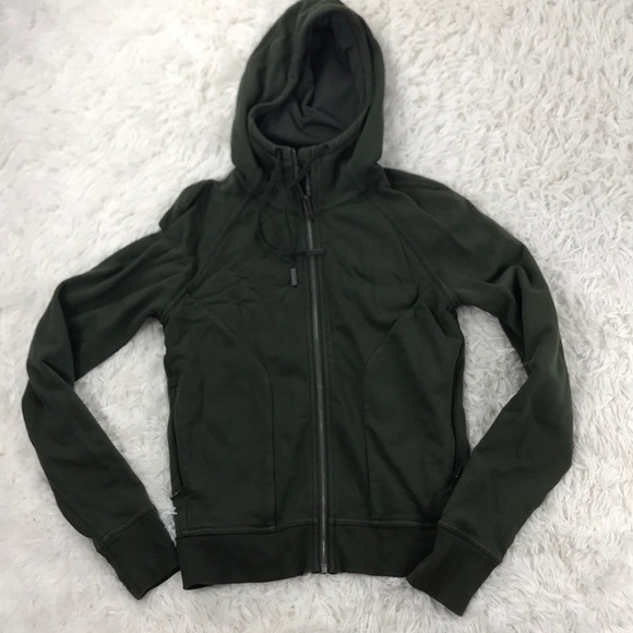 Lululemon Huddle & Hustle Hoodie Camo Green